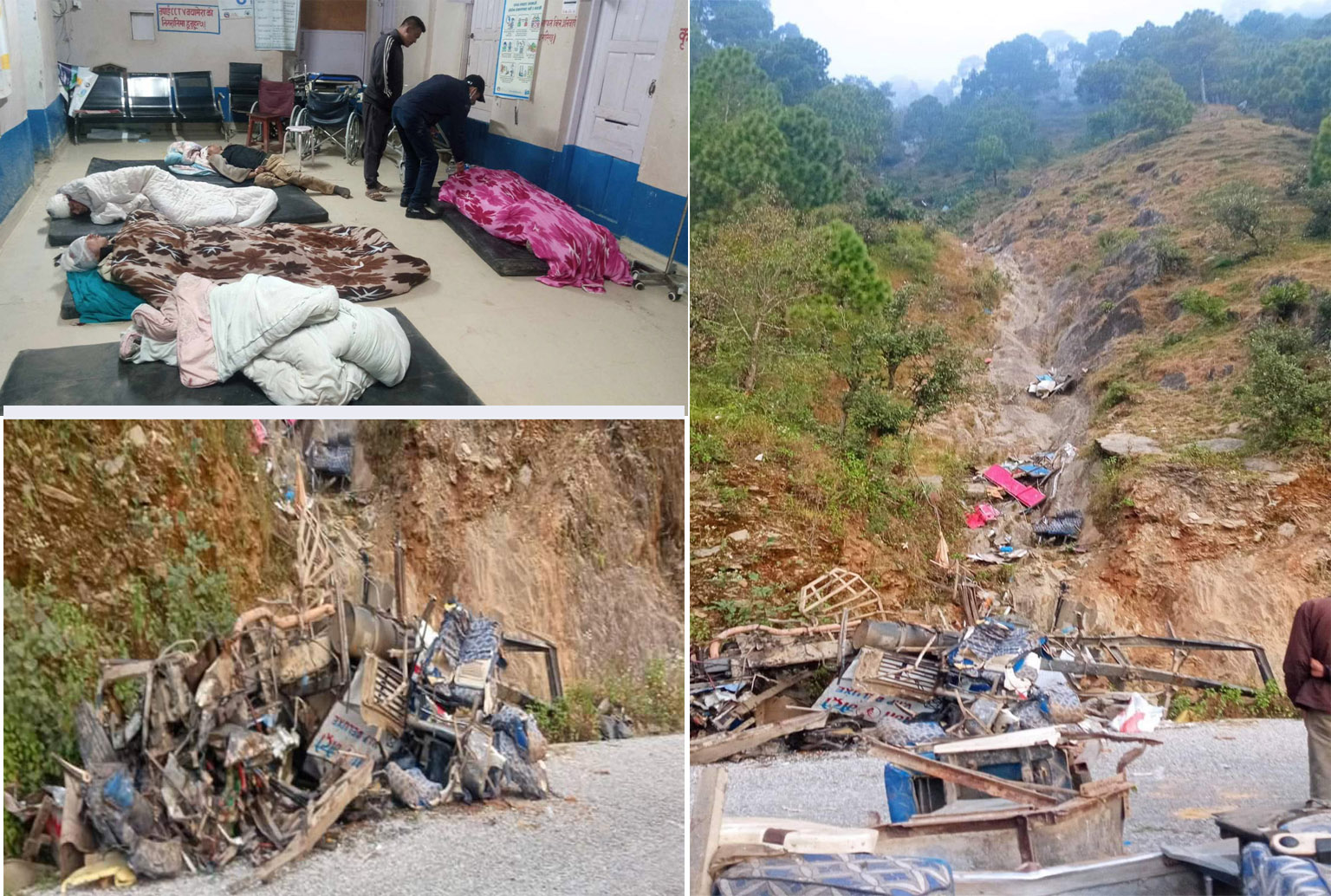 You are currently viewing डडेल्धुरामा मध्यराती भयानक बस दुर्घटना,दुइदिने शिशुसहित ४ जनाको मृत्यु १२ जना घाइते