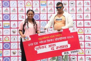 Read more about the article कप्तान स्नेहा महराको अलराउण्ड प्रर्दशनमा कैलालीको लगातार दोश्रो जित /@SnehaMahara