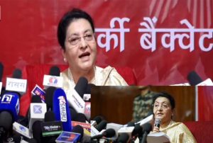 Read more about the article मैले पार्टीमा ४५ वर्ष योगदान दिए,एमालेले मलाई रोक्न मिल्दैन : विद्या भण्डारी