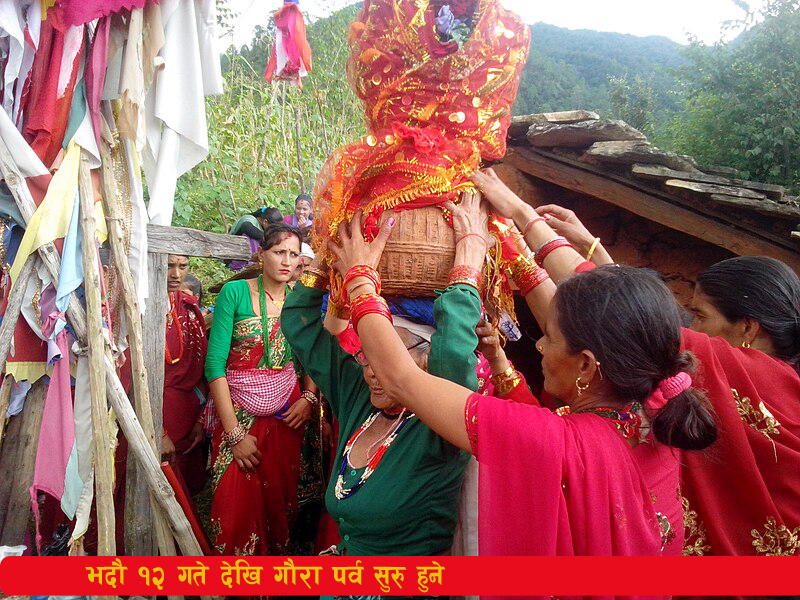 You are currently viewing भदौ १२ गते देखि गौरा पर्व सुरु हुने