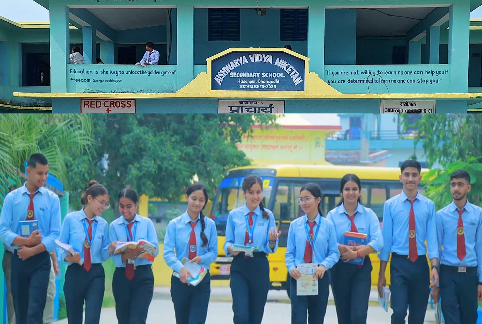 You are currently viewing ऐश्वर्य विद्या निकेतनको कक्षा १२ मा ५७.७७ प्रतिशत नतिजा, निलेश र रश्मीले ल्याए सर्वोत्कृष्ट जिपिए /AVN