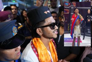 Read more about the article बान्टमवेट च्याम्पियन विजेता रवीन्द्र ढाँट स्वदेश आइपुगे,त्रिभुवन विमानस्थलमा भव्य स्वागत antam Weight Champion