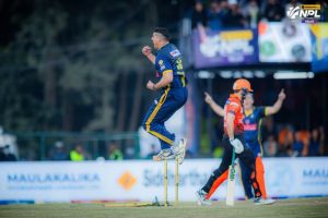 Read more about the article रबि भुपाराको अर्धशतक प्रेरित इनिङको मद्दतमा चितवनले विराटनगरलाई दियो १७५ रनको लक्ष्य