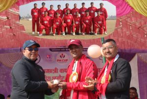 Read more about the article धनगढीमा प्रदेश स्तरीय प्रधानमन्त्री कप एकदिवसिय क्रिकेट प्रतियोगीता सुरु,कैलालीको विजयी सुरुवात