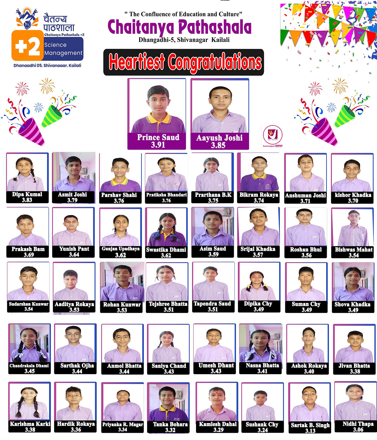 Read more about the article आधारभुत तहको वार्षिक परीक्षामा चैतन्यका प्रिन्स साउँदले ल्याए सर्वोत्कृष्ट जिपिए